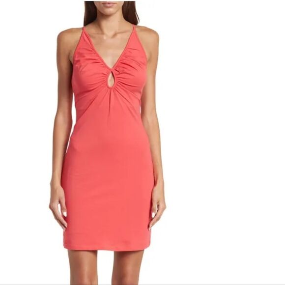 Walter Baker Romi Keyhole Body Con XL in Punch - Picture 1 of 3